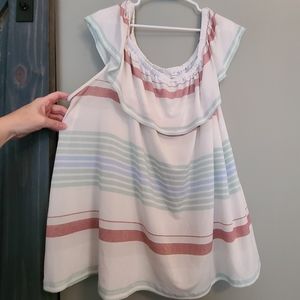 Maurices, sz 2, multicolored, on/off shoulder